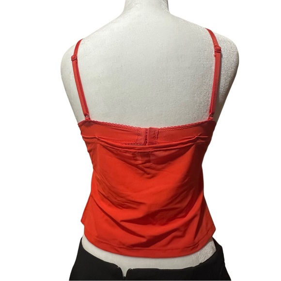 Urban Outfitters Red Balconette Bra with Floral Mesh Cami - Picture 3 of 6